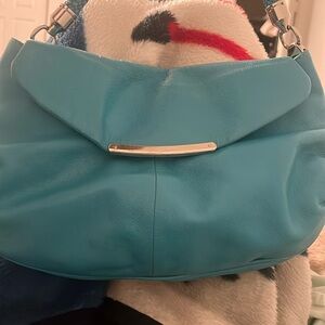 Selling aqua blue Cole hann bag